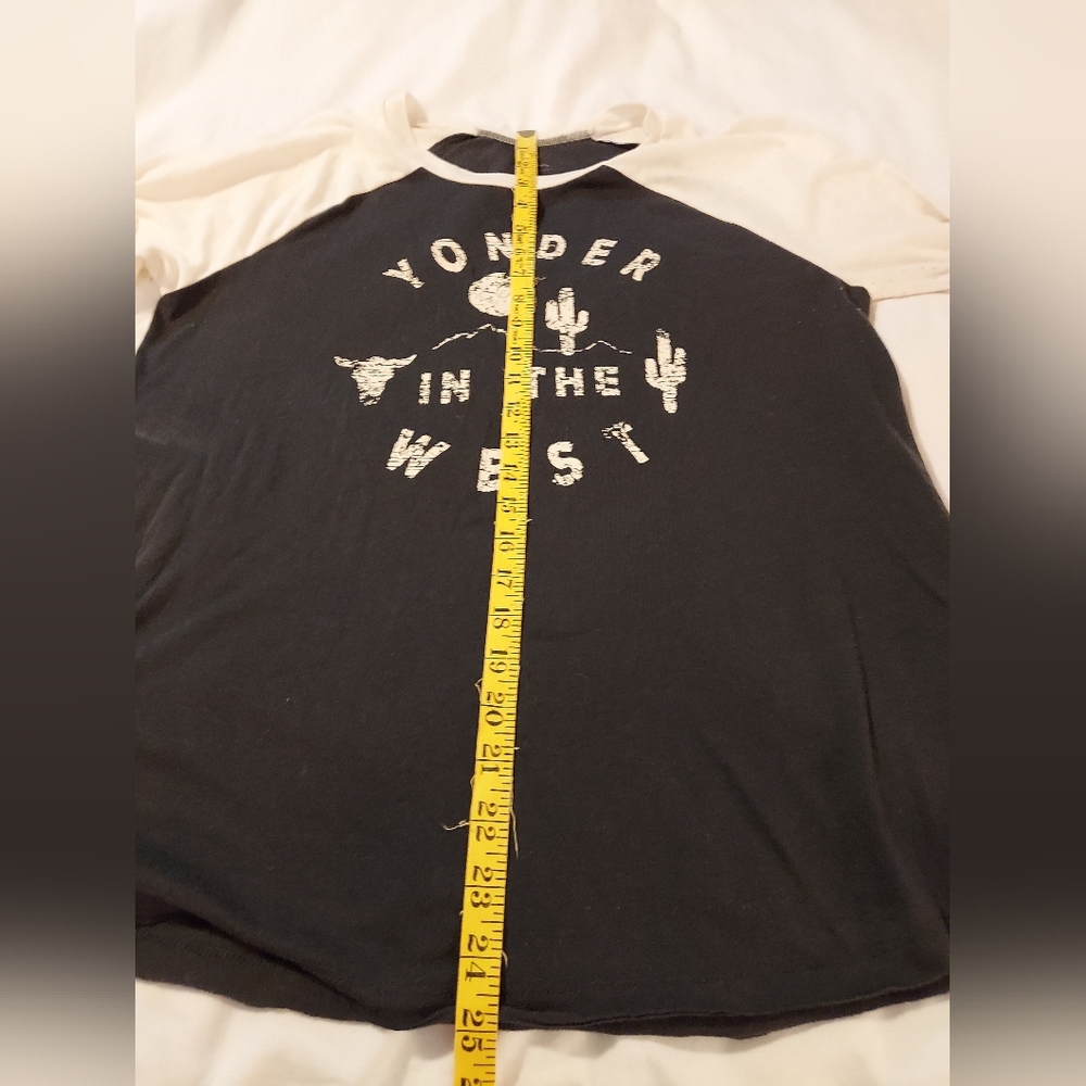 Billabong Country Western Raglan Sleeve Baseball Tee - Picture 6 of 7